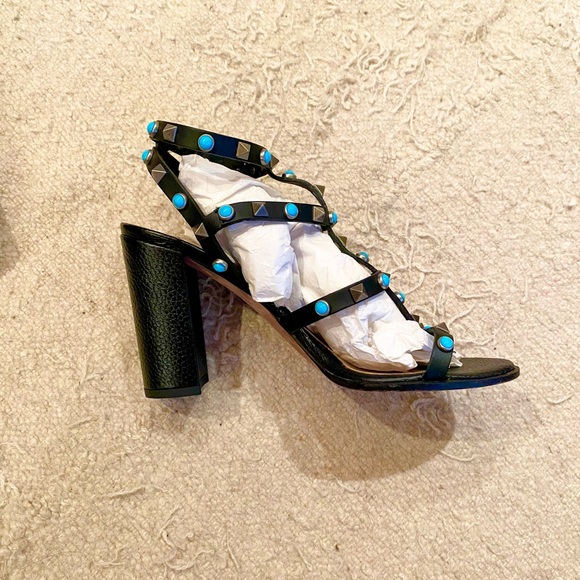 Valentino Rockstud Heel Sandals - Picture 6 of 8